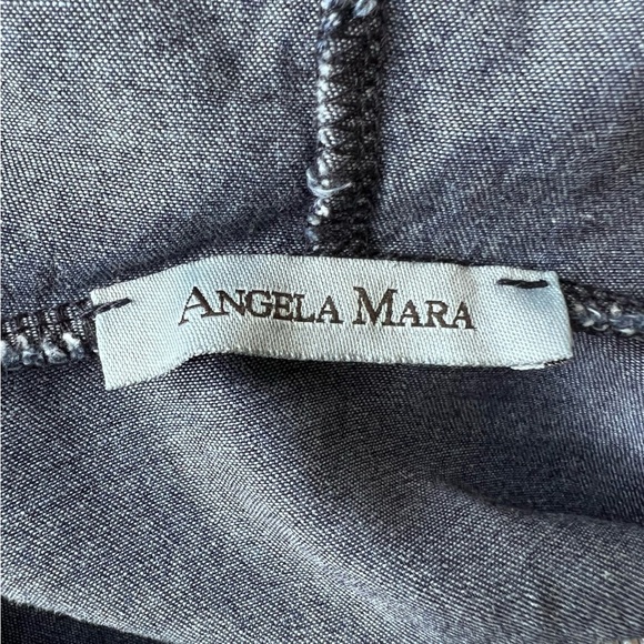 Angela Mara Blue Ombré Sequin Lightweight Hooded Jacket Size Small - Picture 10 of 11